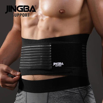 Unisex Sports fitness Waist Back Support Belts Body Corset Sweat Belt Trainer Trimmer Musculation Protector - Brace & Belts
