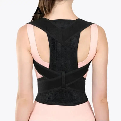 Premium Quality Back Support 2 Support Bar Back Brace Posture Corrector - Brace & Belts