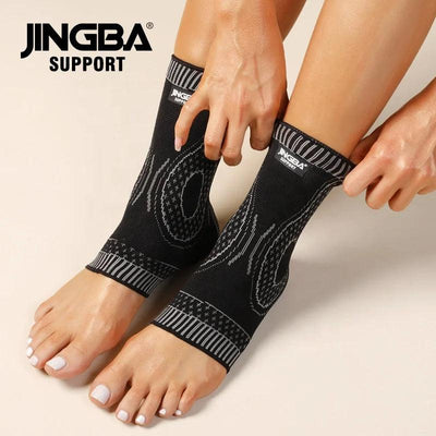 Distinct 3D knitted Breathable Pregnancy/ Sports Compression Star Ankle Brace for Running Achilles Sprains Joint Pain Relief Pragenancy Feet Compression - Brace & Belts